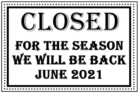 Closed for the Season